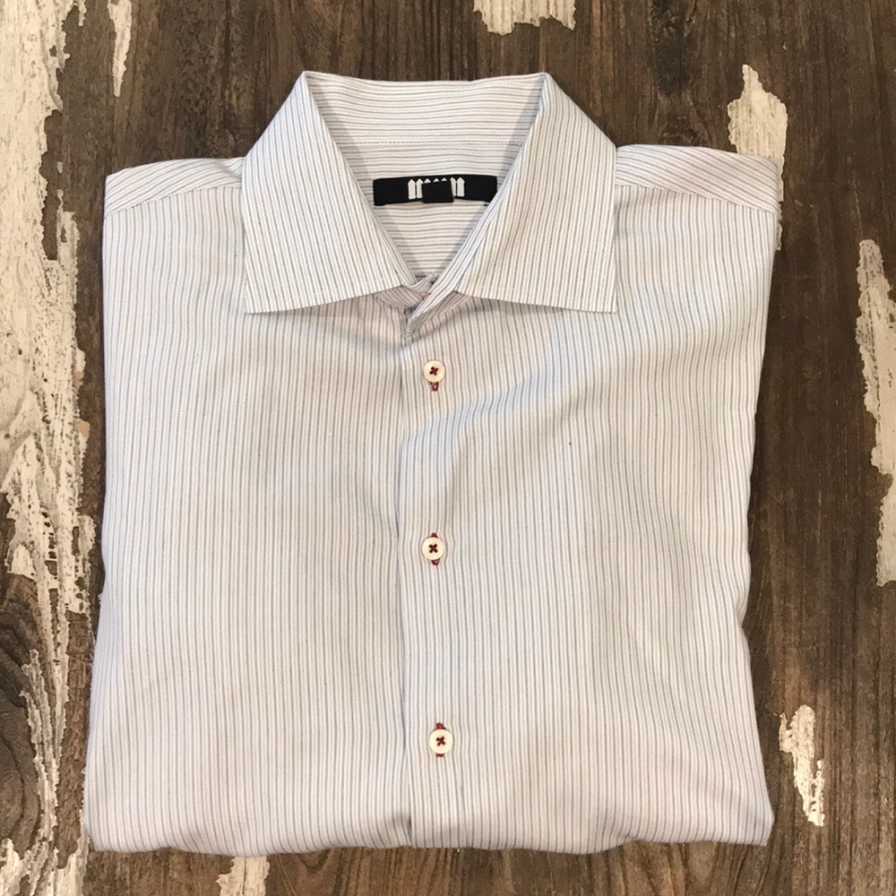 White Picket Fence Designer Brand Laguna Beach CA Men’s Long Sleeve Button Down